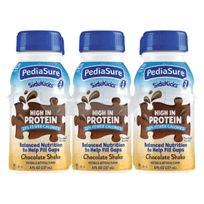 PediaSure SideKicks High Protein Nutrition Shake Ready To Drink Chocolate - 6-8 Fl. Oz. - Image 2