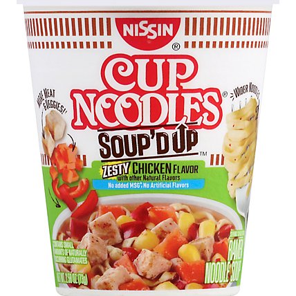 Nissin Cup Noodles Soup D Up Zesty Chick - 2.58 Oz - Image 2