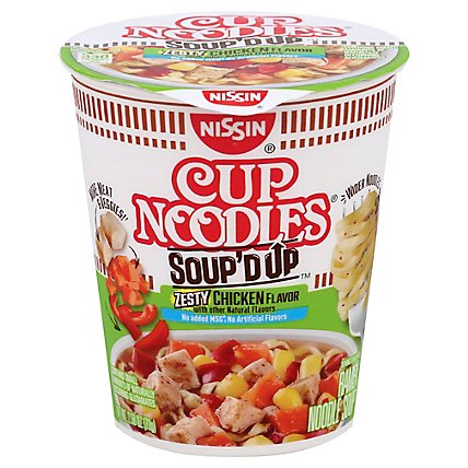 Nissin Cup Noodles Soup D Up Zesty Chick - 2.58 Oz - Image 1