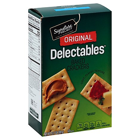 Signature SELECT Crackers Delectables Original - 13.7 Oz