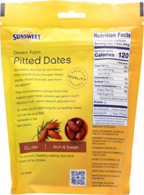 Sunsweet Dates Pitted Pouch - 8 Oz - Image 6