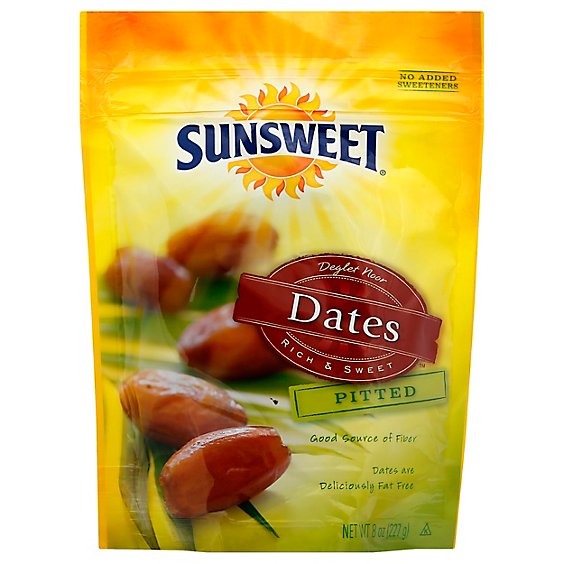 Sunsweet Dates Pitted Pouch - 8 Oz