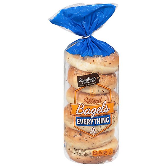 Signature SELECT Bagels Everything - 18 Oz