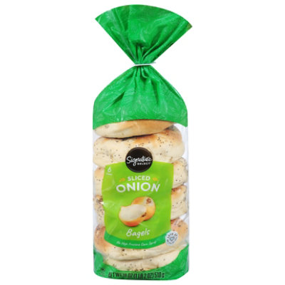 Signature SELECT Bagels Onion - 18 Oz - Image 1