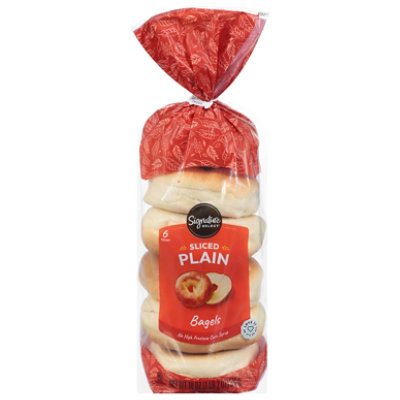 Signature SELECT Bagels Plain - 18 Oz - Image 3