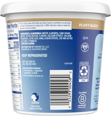 Silk Vanilla Almond Milk Yogurt Alternative - 24 Oz - Image 6