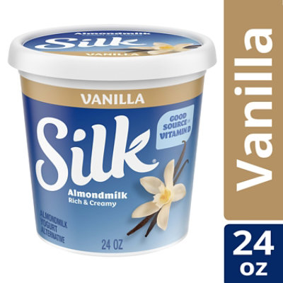 Silk Yogurt Alternative Almondmilk Vanilla - 24 Oz