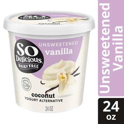 So Delicious Dairy Free Unsweetened Vanilla Coconut Milk Yogurt - 24 Oz - Image 1