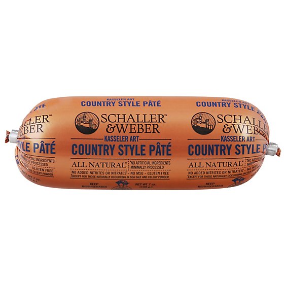 Schaller & Webe Country Style Pate - 7 Oz