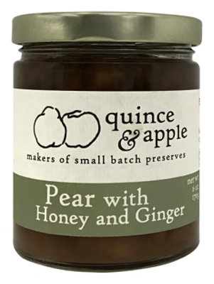 Quince & Apple Pear Honey & Ginger Preserves - 6 Oz - Image 1