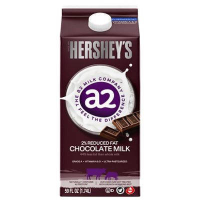 a2 Milk 2% Reduced Fat Chocolate - 59 Oz - albertsons