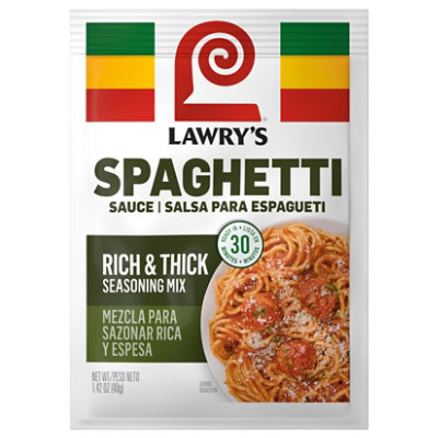 Lawry's Extra Rich & Thick Spaghetti Mix - 1.42 Oz