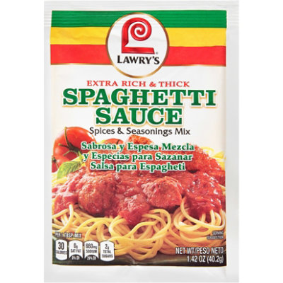 Lawry's Extra Rich & Thick Spaghetti Mix - 1.42 Oz - Image 1