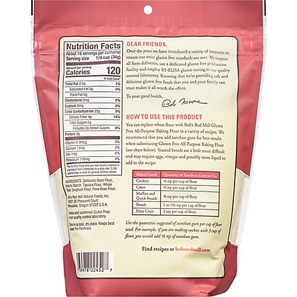 Bobs Red Mill Flour For Baking Gluten Free All Purpose - 22 Oz - Image 6