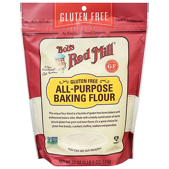 Bobs Red Mill Flour For Baking Gluten Free All Purpose - 22 Oz