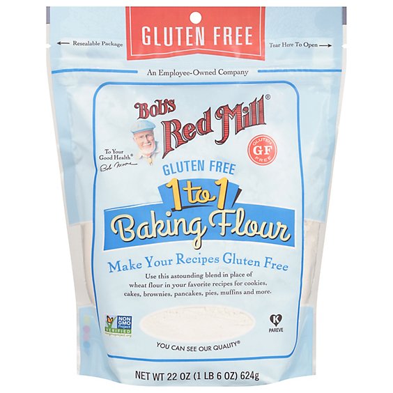 Bob's Red Mill Gluten Free 1 To 1 Baking Flour - 22 Oz