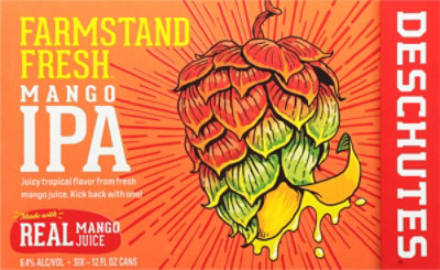 Deschutes Farmstand Fresh Mango IPA - 6 - 12 Fl. Oz. - Image 4