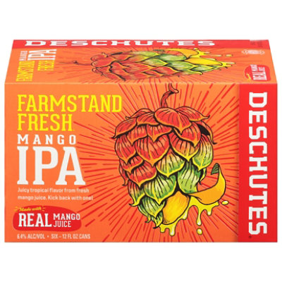 Deschutes Farmstand Fresh Mango IPA - 6 - 12 Fl. Oz.