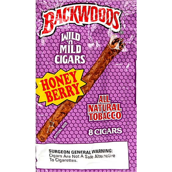 Backwoods Wild N Mild Cigars Honey Berry - 8 Count