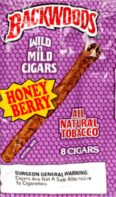Backwoods Wild N Mild Cigars Honey Berry - 8 Count