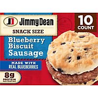 Jimmy Dean Blueberry Biscuit & Sausage Sandwiches 10 Count - Image 2