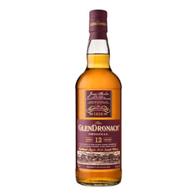 The GlenDronach Original Aged 12 Years Single Malt Scotch Whisky 86 Proof In Bottle - 750 Ml - Image 1