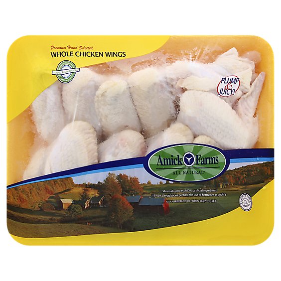 Amick Farms Whole Chicken Wings Pack - Each
