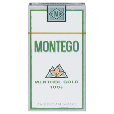Montego Menthol Gold 100s Box - Pack