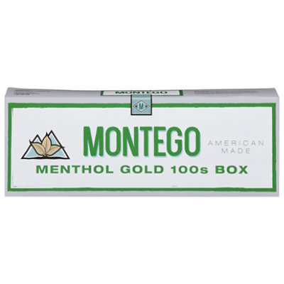 Montego Menthol Gold 100s Box - Carton