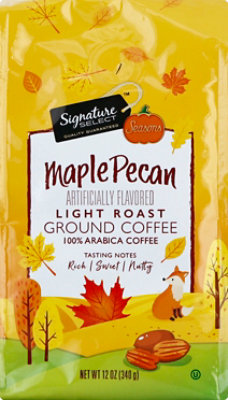 Signature SELECT Seasons Coffee Maple Pecan Ground - Each - Image 2