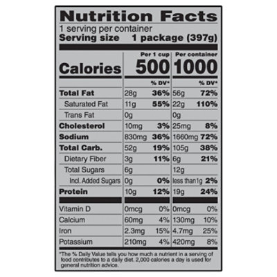 Banquet Meal Mega Deep Dish Mac N Cheese Bacon Box - 14 Oz - Image 4