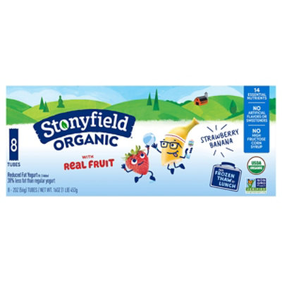 Stonyfield Organic Ykids Strawberry Banana - 16 Oz - Image 1