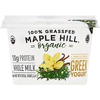 Maple Hill Creamery Yogurt Greek Whole Milk Vanilla Bean Cup - 16 Oz - Image 2