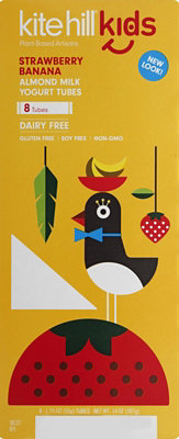 Kite Hill Yogurt Tubes Strbry Bnana - 14 Oz - Image 1