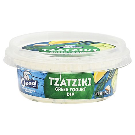 Opaa! Dip Greek Yogurt Tzatziki Tub - 8 Oz