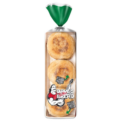 Dave's Killer Bread Organic Rockin Grain English Muffins - 13.2 Oz