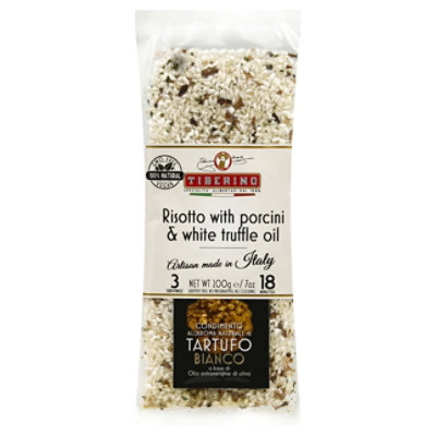 Tiberino Porcini & Truffle Carnaroli Risotto - 7 Oz - Image 1