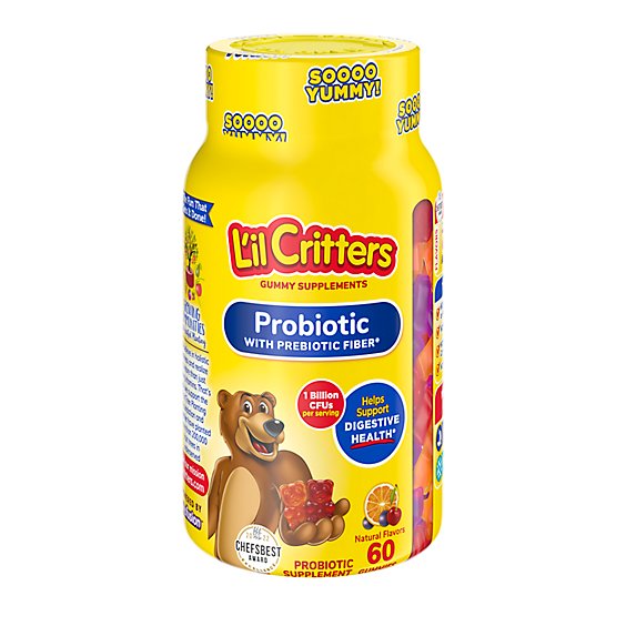 Lil Critters Kids Probiotics Gummies - 60 Count