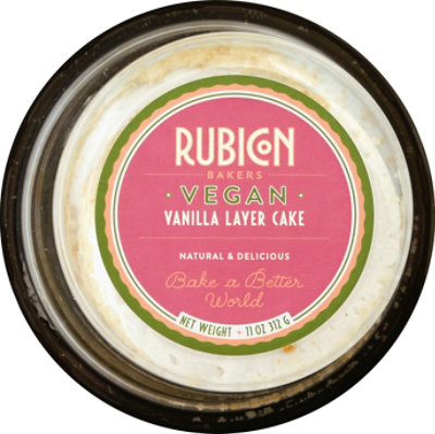 Rubicon Bakers Vegan Vanilla Cake 4inch - Each - Image 2