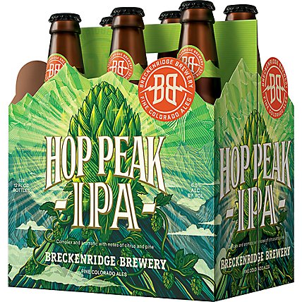 Breckenridge Brewery Hop Peak IPA Bottle - 6-12 Oz - Image 1