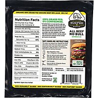 SunFed Ranch Beef Ground Beef 85% Lean 15% Fat Brick Grass Fed Organic - 16 Oz - Image 6