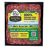 Meat Counter Beef Ground Beef 90% Lean 10% Fat Grass Fed Organic Brick - 16 Oz - Image 3