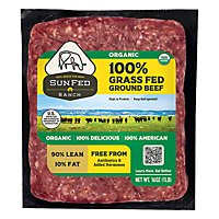 Meat Counter Beef Ground Beef 90% Lean 10% Fat Grass Fed Organic Brick - 16 Oz - Image 2