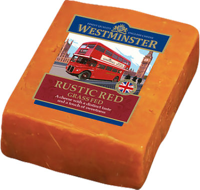 Westminster Rustic Red Cheddar Cheese Whole Wheel - Lb - Image 1