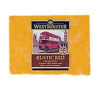 Westminster Rustic Red Cheddar Cheese Whole Wheel - 0.50 LB