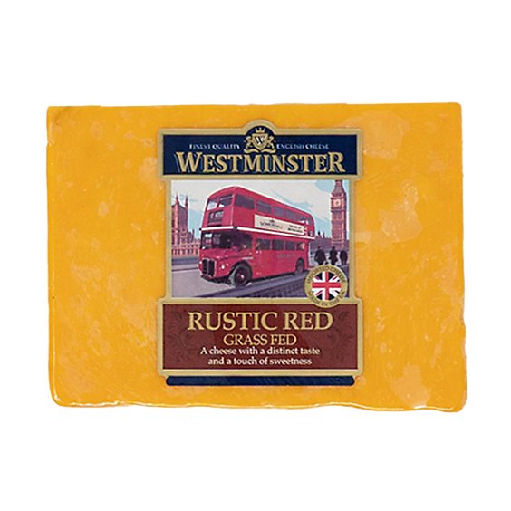Westminster Rustic Red Cheddar Cheese Whole Wheel - 0.50 LB