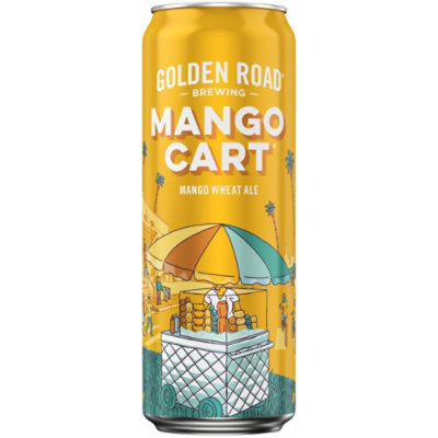 Golden Road Brewing Mango Cart Wheat Ale In Tall Can - 25 Fl. Oz. - Image 1