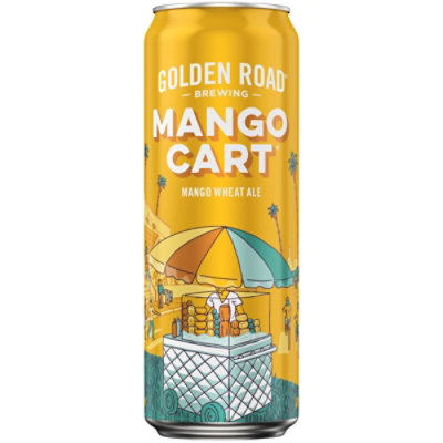 Golden Road Mango Cart Wheat Ale In Cans - 25 Fl. Oz.