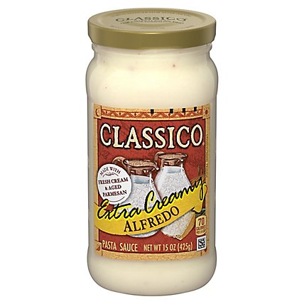 Classico Extra Creamy Alfredo Pasta Sauce Jar - 15 Oz - Image 3