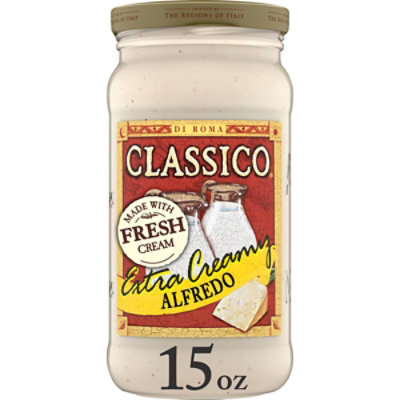 Classico Extra Creamy Alfredo Pasta Sauce Jar - 15 Oz - Image 2